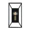 Designers Fountain Within 8in 1-Light Matte Black Modern Indoor Wall Sconce with Metal Cage D237M-WS-MB - alternate 1